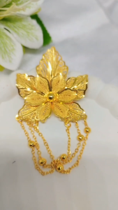 Grosir Bros Pin Pita Rumbai Lapis Emas 24k Bros Kebaya Dubai India Mewah Bros Pesta Perhiasan Elegant Fashion Aksesoris