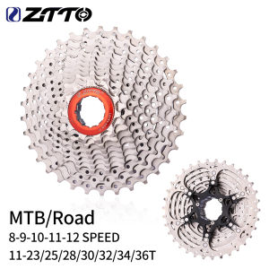ZTTO MTB Road Bike Cassette 8/9/10/11/12 Speed Freewheel 8-12S 23/25/28/30/32/34/36/40/42/46/50/52T Bicycle Sprocket
