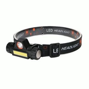 Waterproof LED Headlamp XPE + COB USB Rechargeable Headlight Flashlight 200M 35000Lm Adjustable Headband