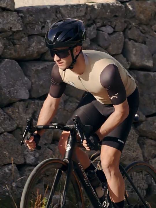 Santic Men Cycling Bib Shorts Hours Riding Sponge Cushion