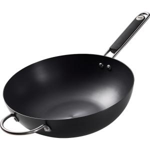 Kuhn Rikon | Home Use Non-coated High Quality Iron Wok 32cm