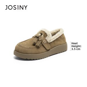 Josiny | Fleece Lined Winter Snow Boots Warm Fur Thick Soled