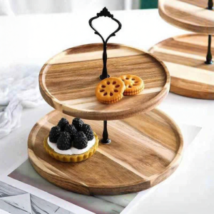 DIHUANTUO | Wooden Fruit Dessert Stand High Aesthetics