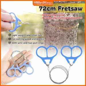 72cm Fretsaw Stainless Steel Hand Rope Chain Saw Camp Hike Outdoor hand Tool