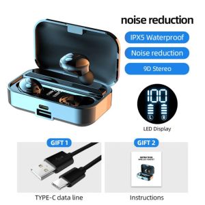 Tai Nghe Không Dây TWS Chính Hãng Tai Nghe Nhét Tai Âm Thanh Nổi TWS Bluetooth 5.0 Thời Gian Chờ Lâu Màn Hình Kỹ Thuật Số LED Độ Trễ Thấp Cho Điện Thoại Thông Minh
