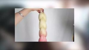 JeDa ผมเปีย ไหมถักผม สีทูโทน แอฟริกันเดรดล็อกส์   wig braids