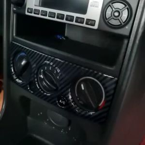 Proton Waja Aircond Switch Panel Interior Trim Carbon Fiber Black Accessories