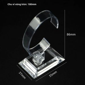 Giá Đỡ Đồng Hồ Trưng Bày Trong Suốt Bán Buôn Giá Đỡ Chữ C Phụ Kiện Trưng Bày Vòng Đeo Tay Đồng Hồ Cho Quầy Trang Sức
