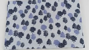 Charlie fabric ผ้าลินินบริสุทธิ์ ลายต้นไม้ พิมพ์ลายคมชัด สีสดสวยคุณภาพดีใส่สบายมีของส่งไวผ้าลายน่ารักผ้าหลาผ้าเมตรผ้ามัสลิน