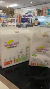 Khăn Khô Cho Bé Khăn Dùng Một Lần Bonbaby Thấm Hút Hiệu Quả An Toàn Cho Mọi Loại Da Túi 300gr 600gr 900gr