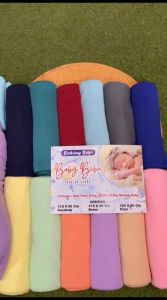 Bedong Bayi Polos warna tua 120x90 Isi 6Pcs