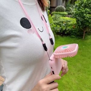 3 In 1 Portable Handheld Mini Folding Fan /Power Bank 3000mah Silent Power USB Neck Fan /Mobile Phone Holder Fan
