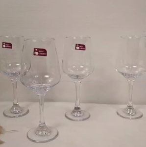 แก้วไวน์ แพ็ค 6 ใบ ขนาด 430ml.รุ่นCHERRY แก้วไวน์แดง แก้วใส หนา แข็งแรง เงางาม ทนทาน
