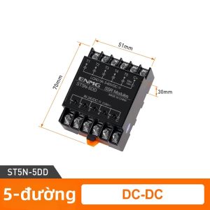 ENMG | Mô-đun Rơle Trạng Thái Rắn Cách Ly Quang Học Điều Khiển 24V DC Điều Khiển Bộ Khuếch Đại Đầu Ra PLC DC DIN-Rail Điều Khiển 220V AC Đa Mạch