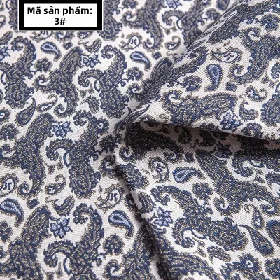 Vải Trang Trí Vải Lanh Cotton Pha Trộn Phong Cách Dân Tộc Lijiang Yunnan Vải Nệm Vải Rèm Cửa Vải Bàn Cà Phê Vải Trang Trí