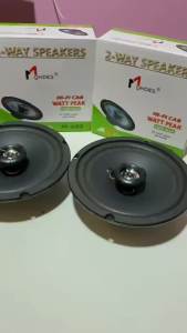1 PAIR M-602 / M-402 MONDES 6 DUAL CONE 2 WAY CAR SPEAKER / 4" DUAL CONE 2 WAY CAR SPEAKER