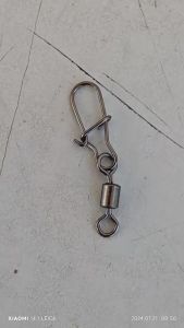 50/100 Chiếc Đóng Hộp Barbel Link Connectors Xoay Chân Câu Cá Kiểu Mỹ Giải Quyết Phụ Kiện # 4 # 6 # 8 # 10 # Thép Carbon 12