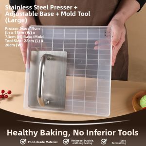 AMW | Plastic Pressing & Shaping Mold for Homemade Candy