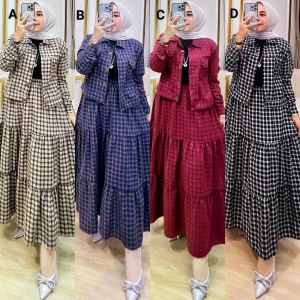 (New) Setelan Rok Kotak By Zara Garment