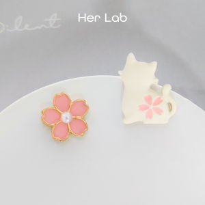 Her Lab Jewelry | 100 Real Gold Earrings Heart Earrings Real Gold Pledge Fashion Earrings for Women Korean Earrings Pawn Gold Cool Earrings Multi-layer Korean style，925 silver Instagram Individual Multicolor