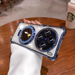 🅱🅴🆂🆃🄱🅄🅈 Casing Vivo X200 Pro Chrome Bumper Case Ring Cermin