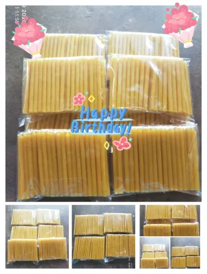 เทียนจิ๋วทำดอกไม้จันทน์แพ็คละ 50 กรัมจำนวน 50-55 เล่ม