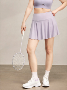 Plus Size Two-in-one Comfortable Loose Fit Summer Sport Skirt