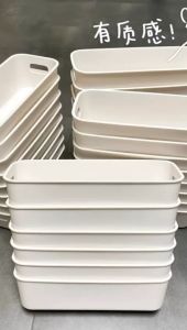 {Ready Stock} Large Capacity Multifunctional Storage Box False Eyelash / Sundries Underwear Socks / Student Dormitory Desktop Organizer / Cosmetics Storage Basket Tool