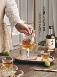 CRISTALGLASS | Traditional Glass Wine Warmer Set