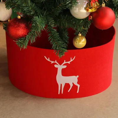 Christmas Tree Bottom Skirt Decoration Feet Covering Skirts Christmas Home Party Soft Xmas Trees Cover Decorative Supplies New