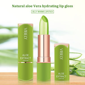 Aloe Vera Nourishing Moisturizing Magic Color Changing Lipstick Long Lasting Non-stick Cup Waterproof Jelly Lipstick Makeup LovelylifeFu COD