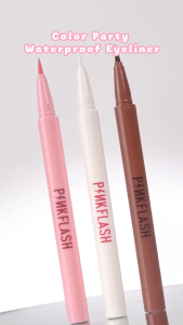 PINKFLASH PF-E01 Waterproof Easy Eyeliner High Pigment Quick Dry Smooth Color Smudge Proof 0.6g