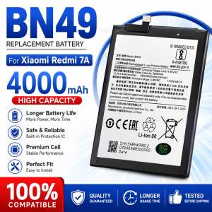 BN49 4000mAh Replacement Battery for Xiaomi Redmi 7A High Capacity Li-ion Polymer Phone Battery