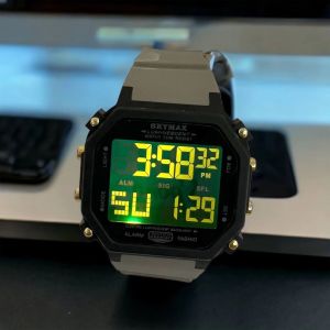 SKYMAX 3008 JAM TANGAN SPORT DIGTAL PRIA DAN WANITA TAHAN AIR TALI RUBBER FREE BOX DAN BATRE MALOJI WATCH