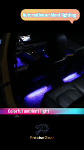 กันน้ํา LED ไฟใต้ท้องรถ 48 แสงโทรศัพท์มือถือ APP ควบคุม กระพริบตามจังหวะเพลงอัตโนมัติ ตัวเลือก 5V / 12V