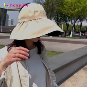 Hayylife Topi Golf Melindungi Dari Sinar Matahari Dapat Digulung Menghemat Penyimpanan - Pinggiran Topi Serbaguna Topi HL-FAC806