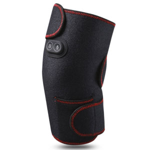 Electric Heated Knee Brace with 6 Vibration Settings Adjustable Heating for Men Women Sports Therapy
