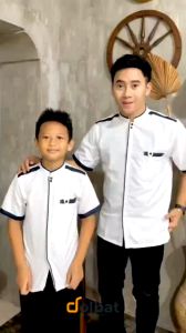 Baju Muslim Ayah & Anak Couple Terbaru: Harga Terpisah Polos Lengan Pendek Khozens Store