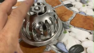 [HCM]Cầu chặn rác Inox KAG-QC22 đặt miệng ống D60 cầu thoát nước mưa SUS304 thoát nhanh sử dụng tốt 