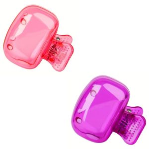 2PCS Travel Toothbrush Head Covers Toothbrush Protector Cap Brush Pod Case Protective Portable Plastic Clip For Household Travel