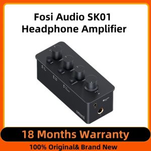 Fosi Audio SK01 Headphone Amplifier & Preamplifier 2 in 1 for Headphone Earphone Power AmplifierPortable Headphone Amplifier