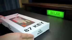 Bàn Phím Không Dây Bluetooth PIN Sạc M87 LED giả cơ Dùng Cho Máy Tính Laptop Điện Thoại