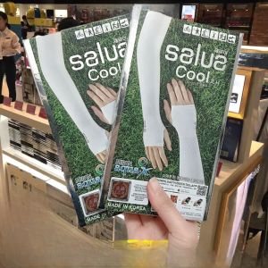 Găng Tay Chống Nắng Làm Mát Bằng Đá Hàn Quốc Salua Nam Và Nữ Phong Cách Trung Tính Vỏ Bọc Tay Đi Xe Đạp Bảo Vệ Tia Cực Tím Đá Mùa Hè Lụa