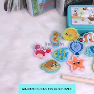 Beringin Toys Mainan Edukasi Fishing Puzzle / Pancingan Anak Magnet / Mainan Pancing
