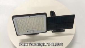 Solar Lights Outdoor with Motion Sensor Solar Flood Lights Waterproof Dusk to Dawn Solar Powered Security Spot Lights for Porch