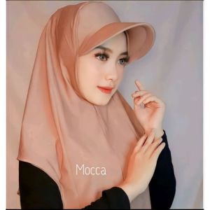 Hijab gowes sporty topi || jilbab topi sporty anti panas