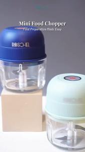 Roschel Chopper Mini Tabung Plastik RFC 103 Mini Chopper Portable Kapasitas 300 ML