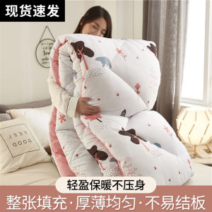 Thickened Warm Winter Quilt for Kids Space Heated Cotton Comforter for Spring Autumn Single Student Dormitory Quilt Cover