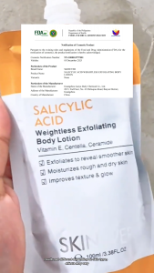 SKINEVER Salicylic Acid Oil Control Acne Cleaning Face Wash Exfoliating Cleanses Body Lotion