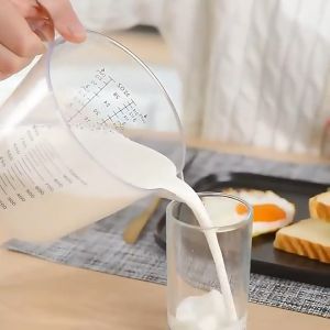 600 1000ml Clear Thickened Measuring Cup with Measurements 3sizes Measuring Device Clear